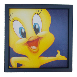 Quadro Titty Looney Tunes Cornice Mdf Cm. 25x25 - 10033650