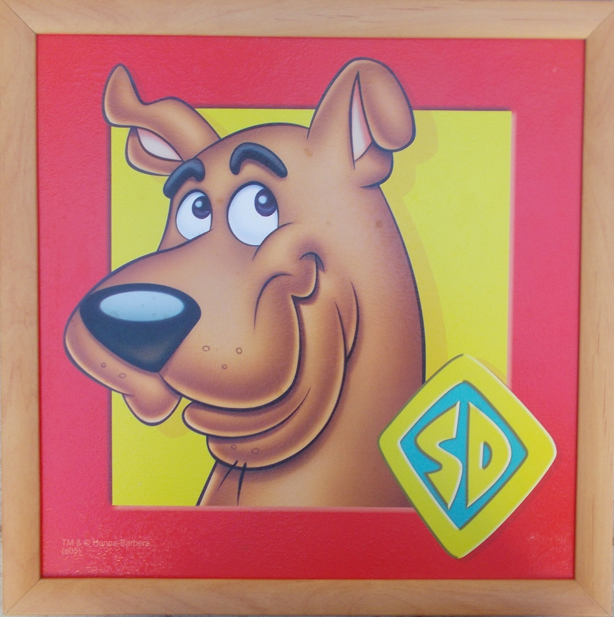 Quadro Scooby-Doo Looney Tunes Cornice Mdf Cm. 36x36 - 10033664