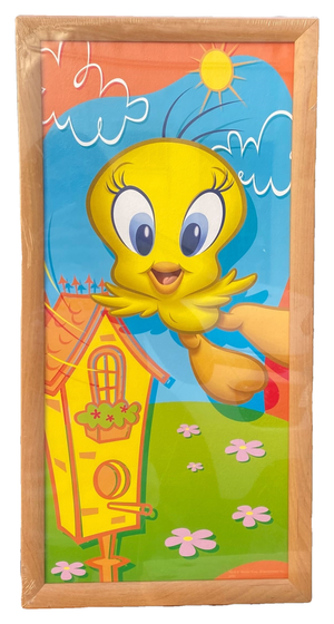 Quadro Titty Looney Tunes Cornice Mdf Cm. 52x26 - 10033677