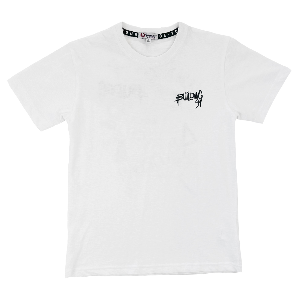 T-Shirt con Stampa Yours Manica Corta Ragazzo 8/16 Anni - By678