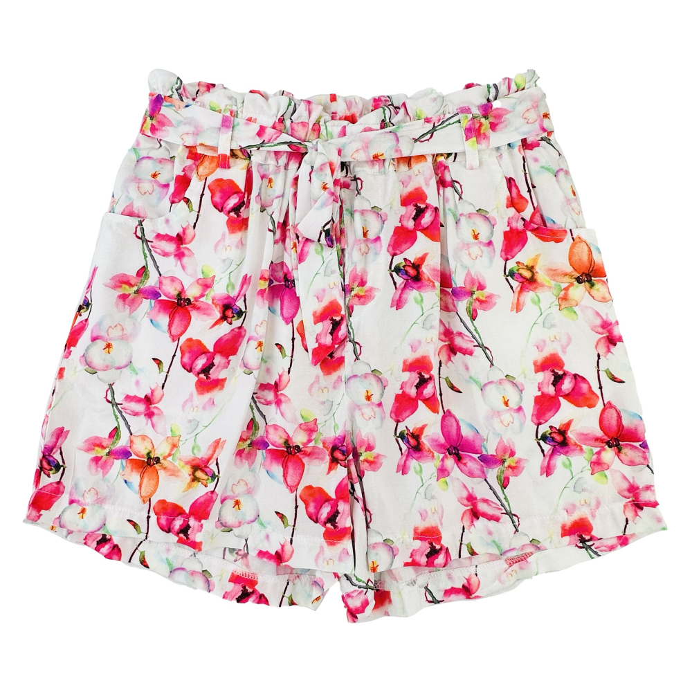 Short Pantaloncino Stampa Floreale Yours Bambina Ragazza - By562