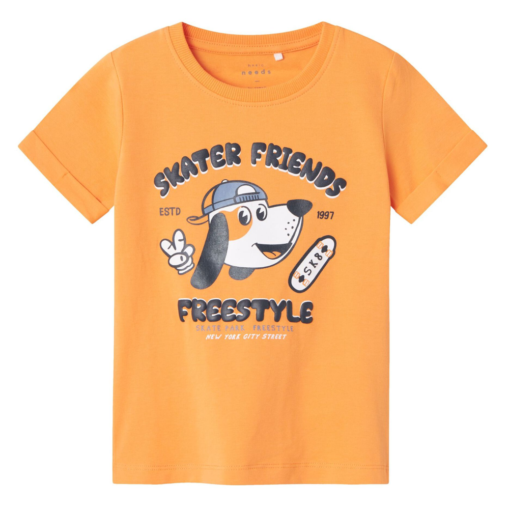 T-Shirt M.c. con Stampa Maglietta Bambino - 13227488arancio