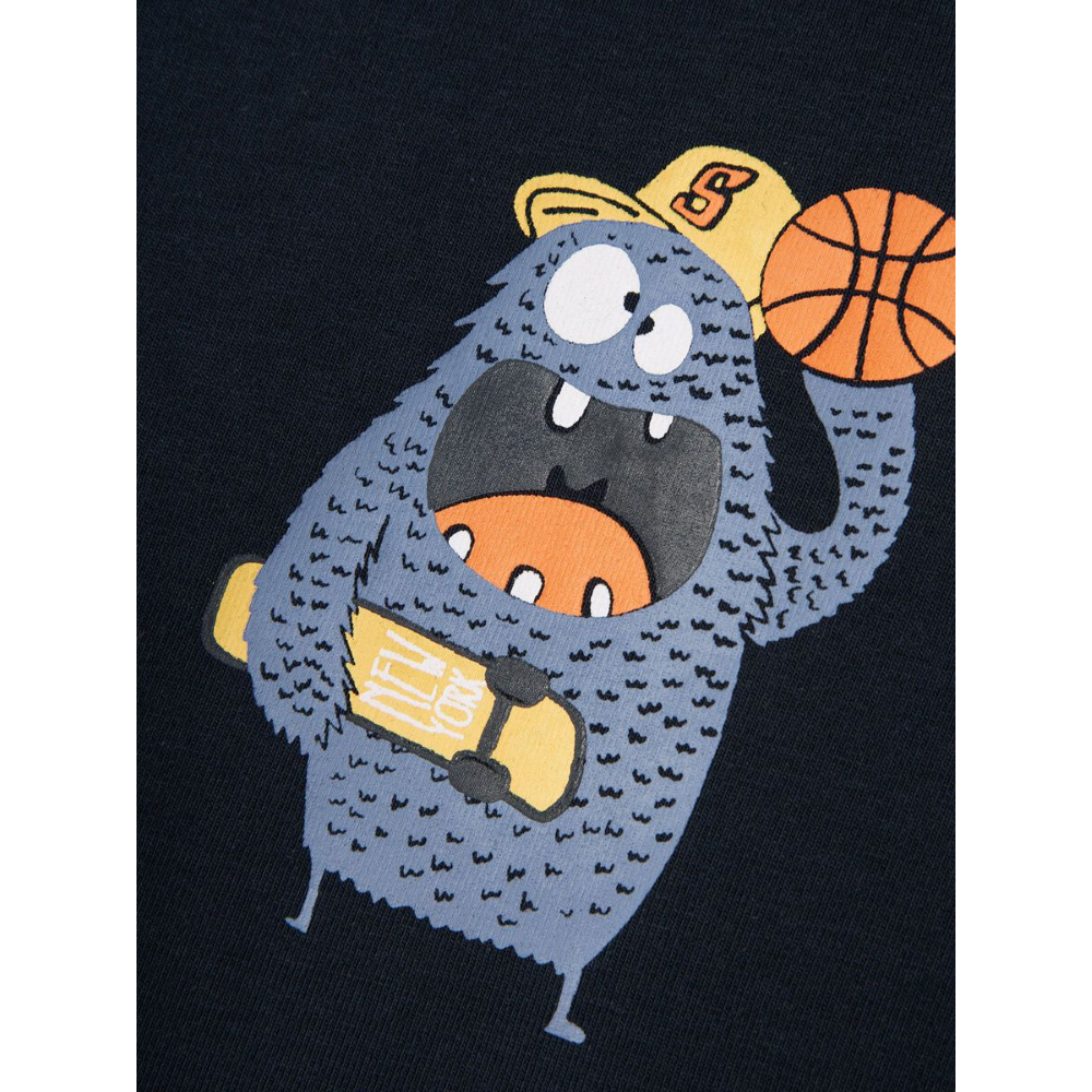 T-Shirt M.c. con Stampa Maglietta Bambino - 13227488blu