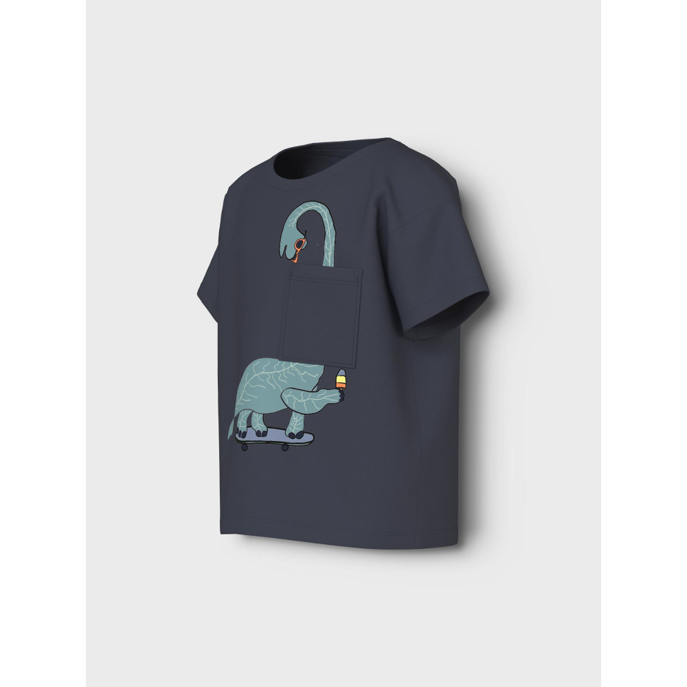 T-Shirt M.c. con Stampa Maglietta Bambino - 13228217blu