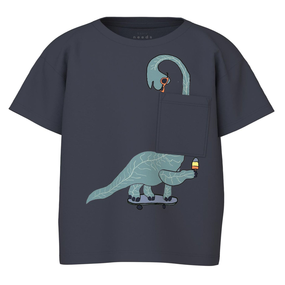 T-Shirt M.c. con Stampa Maglietta Bambino - 13228217blu