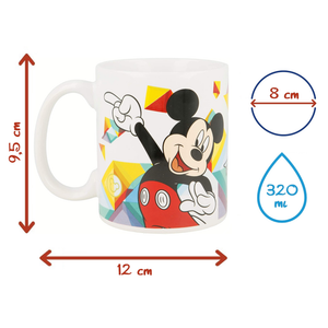Tazza Mug Mickey Mouse DISNEY Topolino in Ceramica 325 Ml in Confezione - Stmk78121