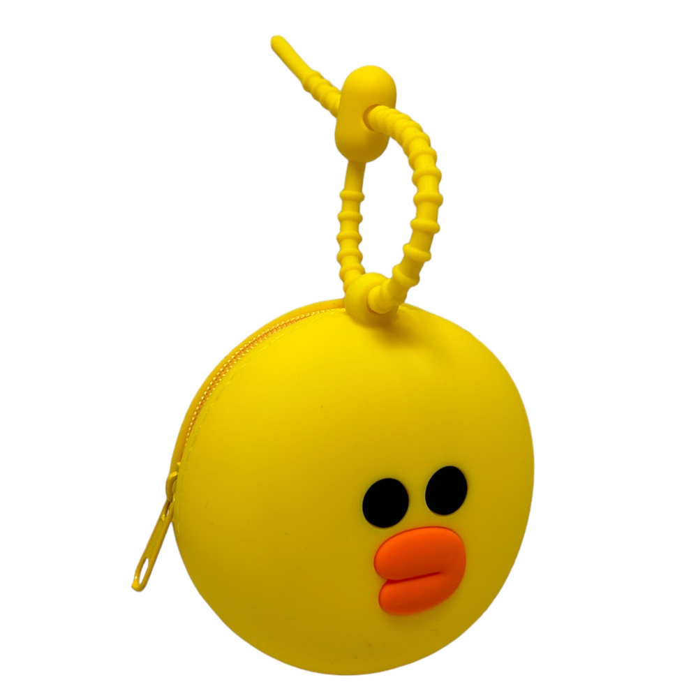 Portachiavi in Silicone Pulcino Sally Portamonete con Zip 8 CM - Mybm051sally