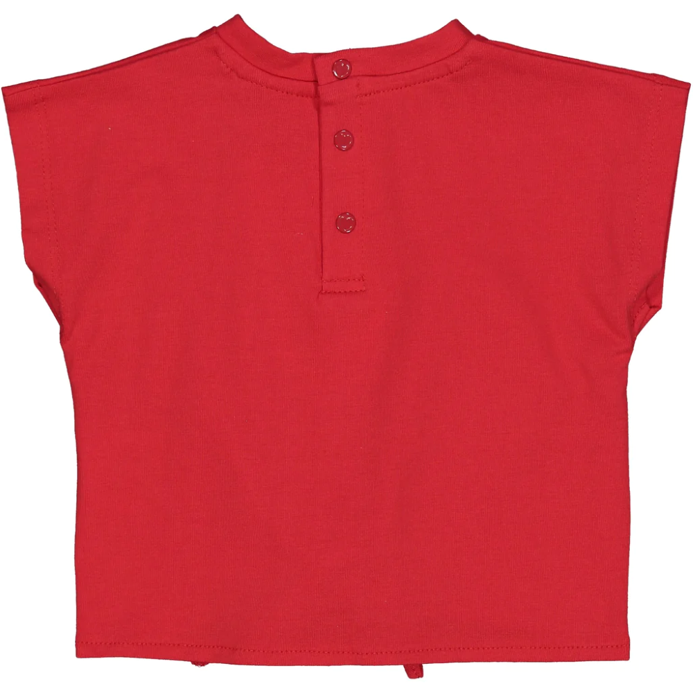 T-Shirt con Frutta Ricamata Maglietta Bambina Birba 97% Co 3% Ea - 84031.00