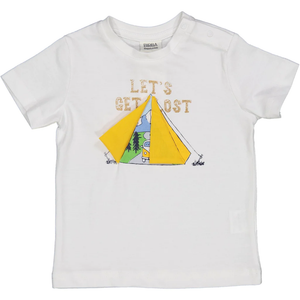 T-Shirt con Tenda Che Si Apre Maglietta Bambino Birba 100% Co - 84071.00/p