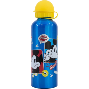 Borraccia in Alluminio Topolino DISNEY con Beccuccio e Coperchio 530 Ml - 74360