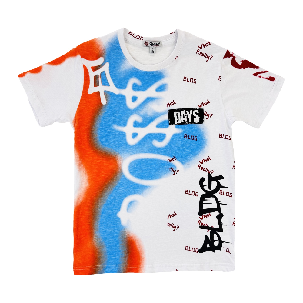 T-Shirt con Stampa Yours Manica Corta Ragazzo 8/16 Anni - By810