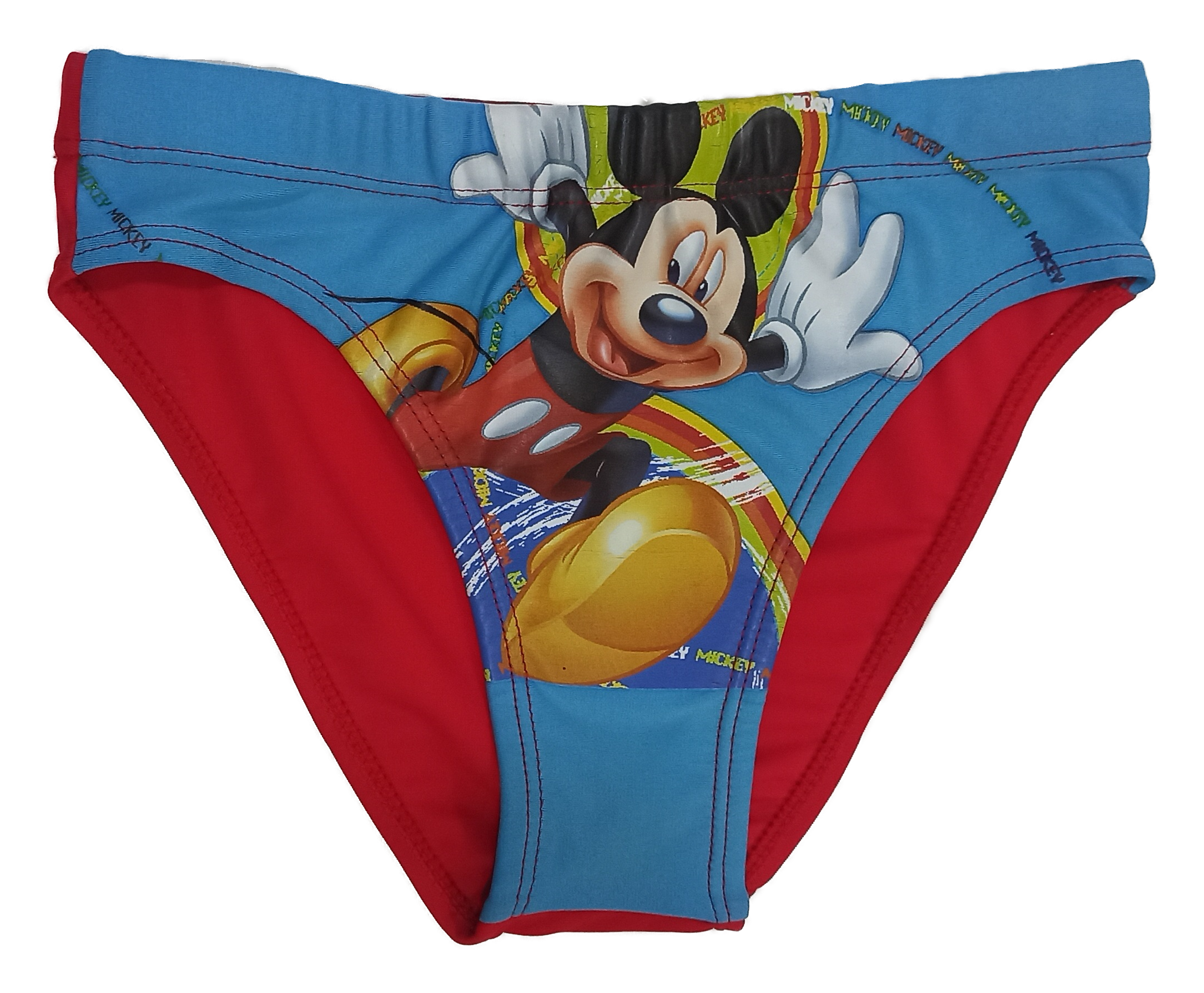 Costume Maschietto Mutandina DISNEY Topolino Rosso e Blu 6 Anni - D92503