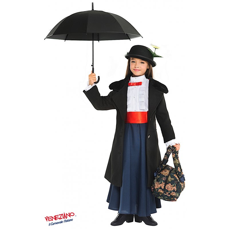 Costume Vestito Abito Travestimento Carnevale Bambina Tata Mary 52359