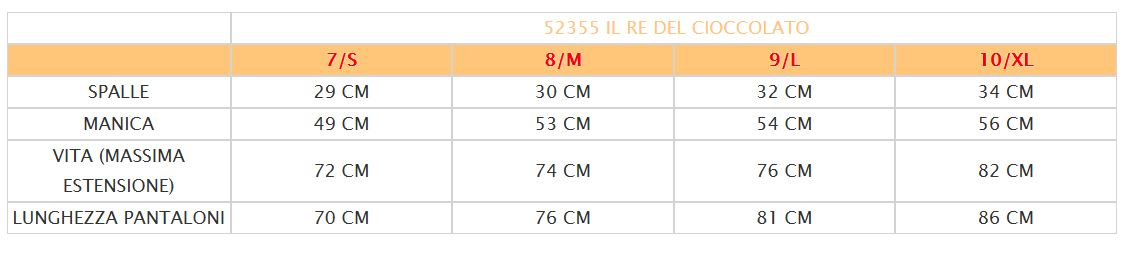 Vestito Carnevale Willy il Re Del Cioccolato Costume Travestimento Bambino - 52355