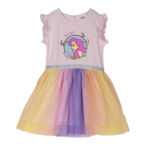 Scamiciata la Sirenetta Ariel Principesse DISNEY Abito in Cotone Neonata Bambina - 2058