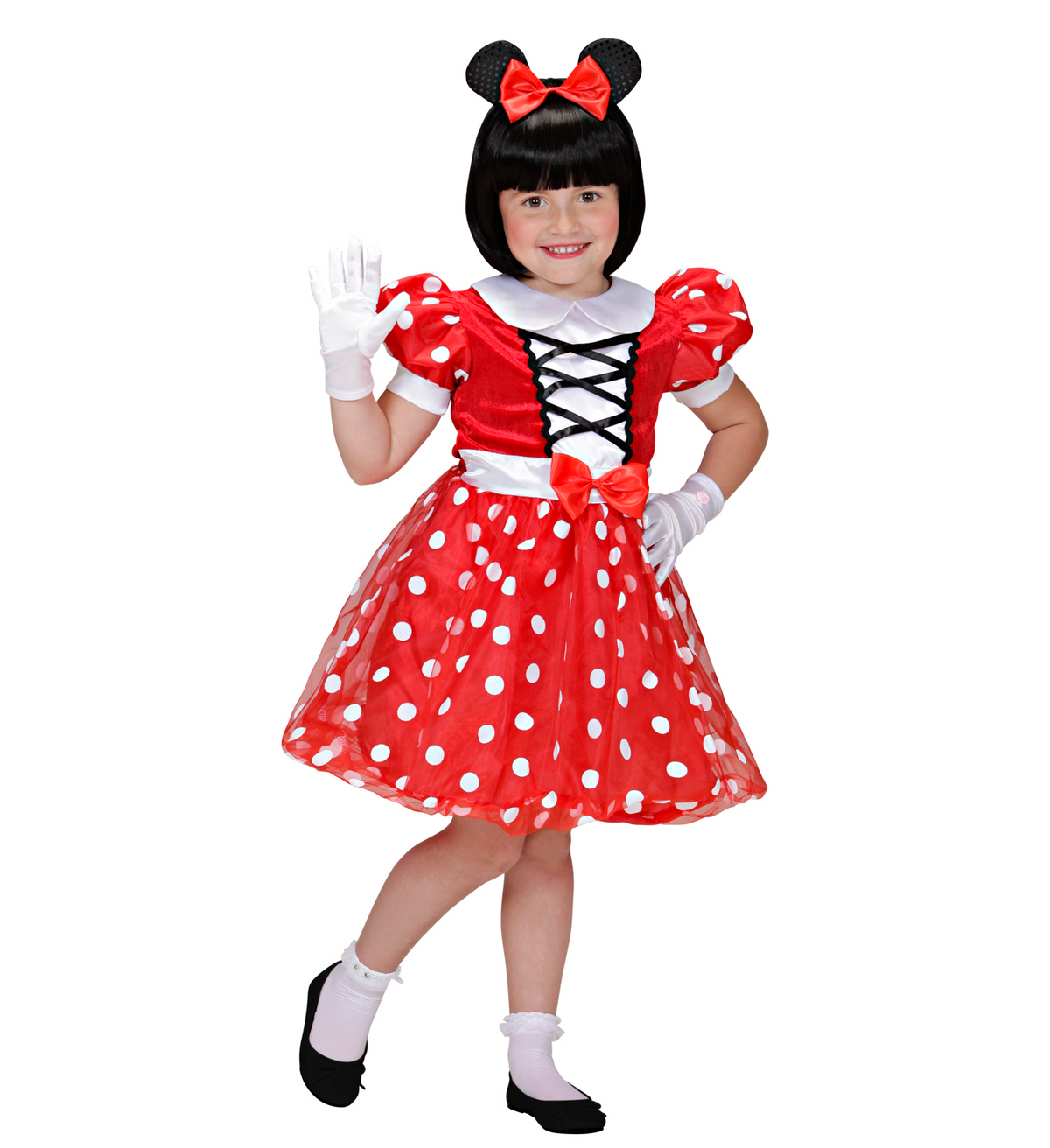 Costume Vestito Abito Travestimento Carnevale Bambina Topina