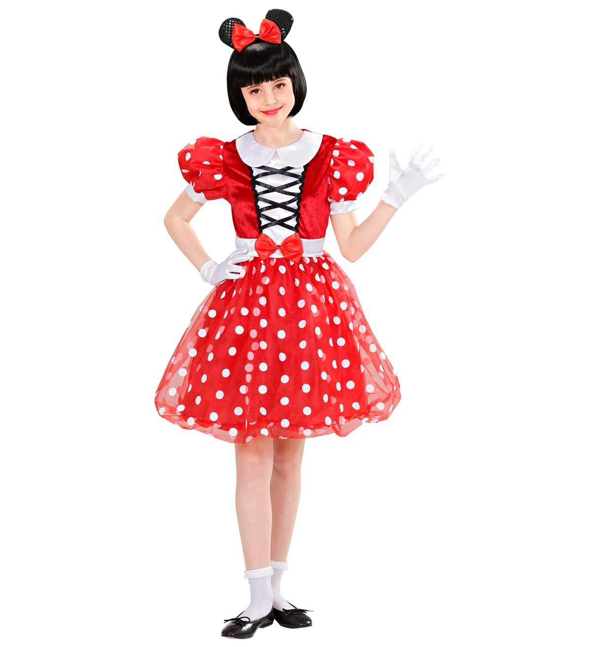 Costume Vestito Abito Travestimento Carnevale Bambina Topina