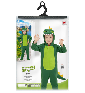 Costume Vestito Abito Travestimento Carnevale Bambino Drago Dinosauro