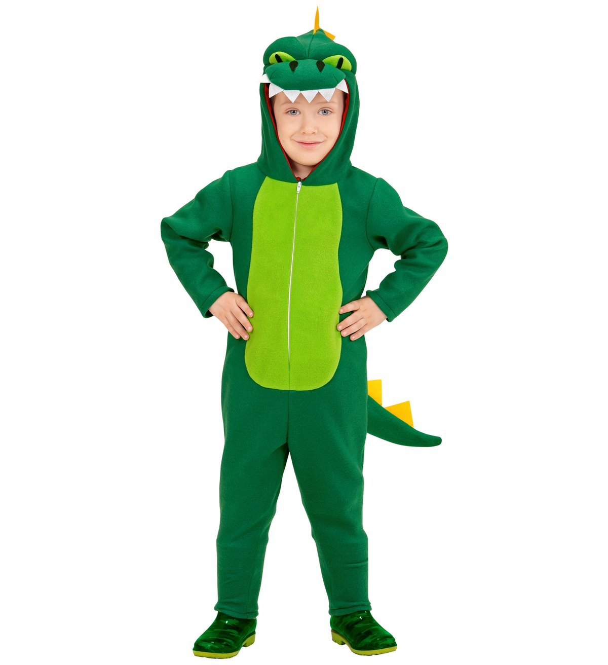 Costume Vestito Abito Travestimento Carnevale Bambino Drago Dinosauro