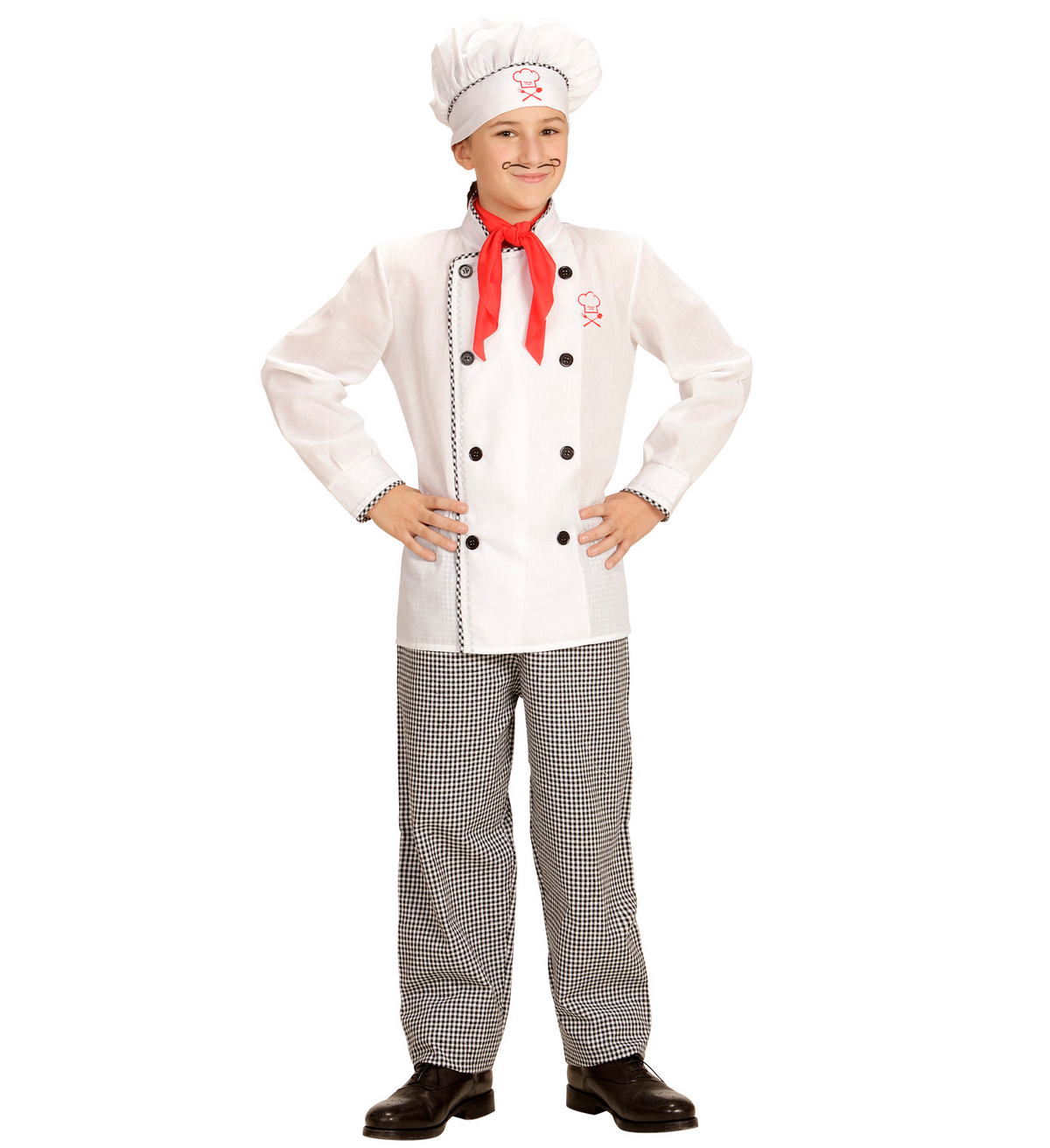 Costume Vestito Abito Travestimento Carnevale Bambino Chef Cucina