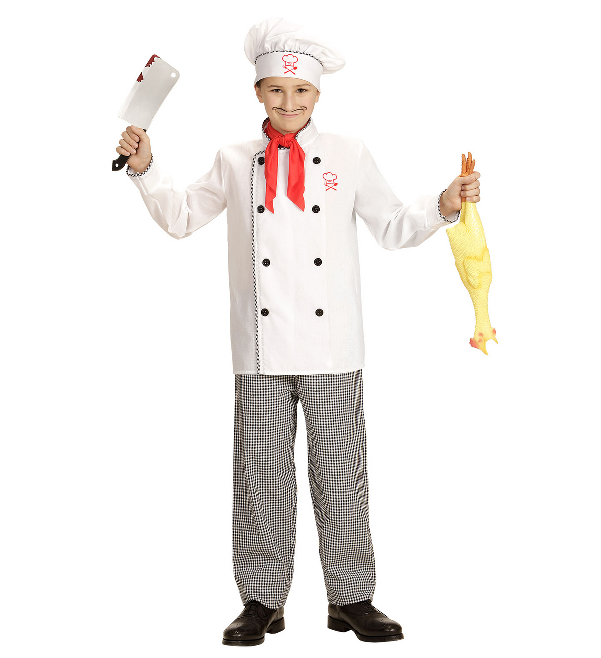 Costume Vestito Abito Travestimento Carnevale Bambino Chef Cucina