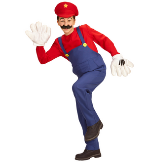 Costume Vestito Abito Travestimento Carnevale Bambino Super Idraulico Mario