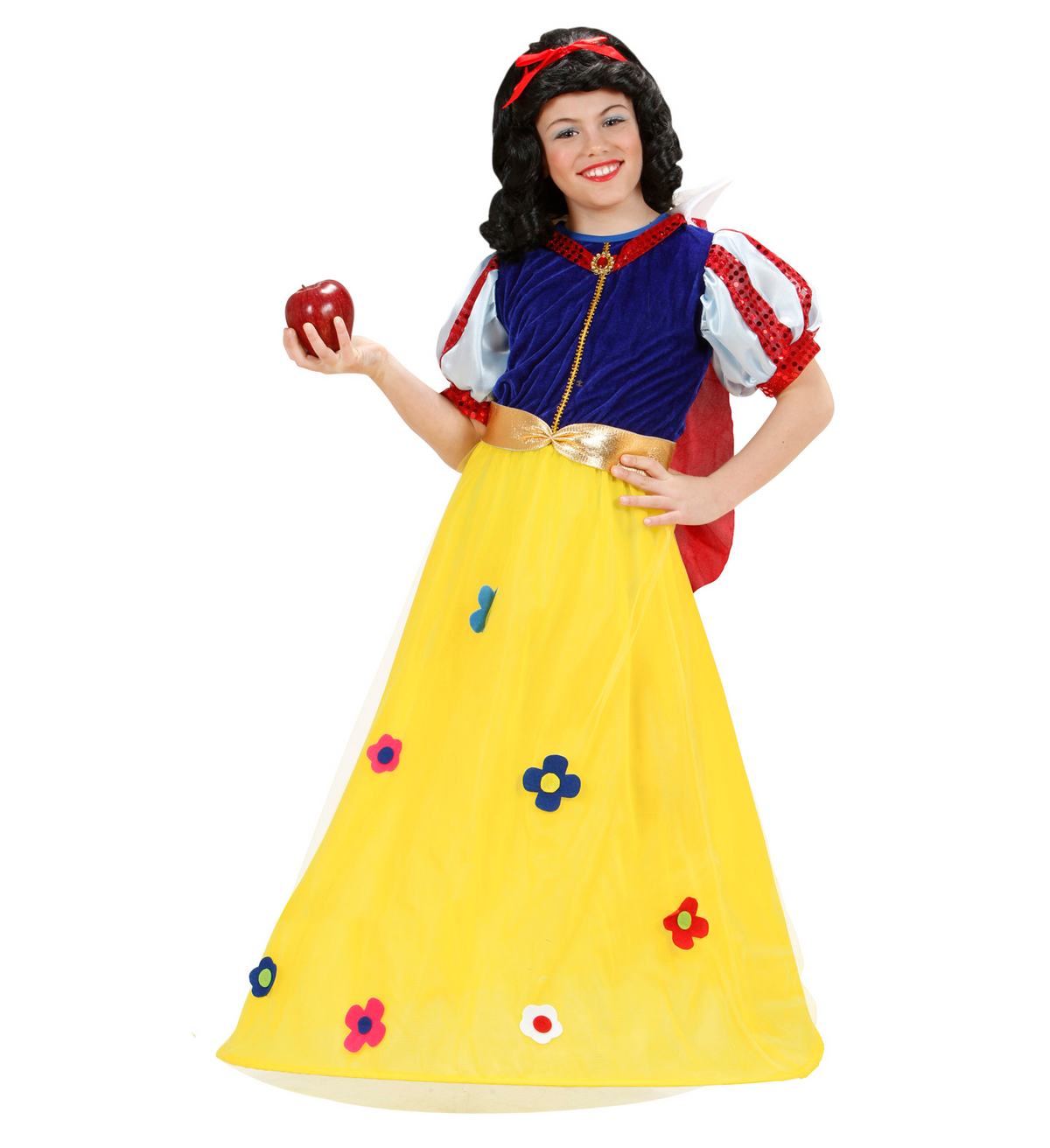 Costume Vestito Abito Travestimento Carnevale Bambina Principessa Delle Favole
