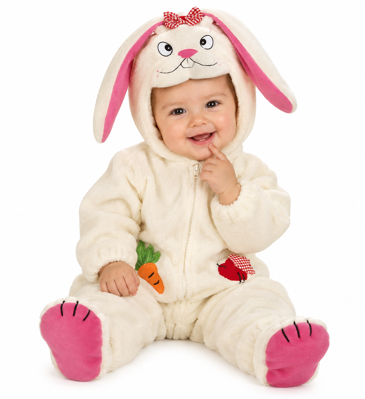 Costume Vestito Abito Travestimento Carnevale Bambino Coniglietto-