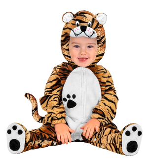 Costume Vestito Abito Travestimento Carnevale Bambino Tigrotto