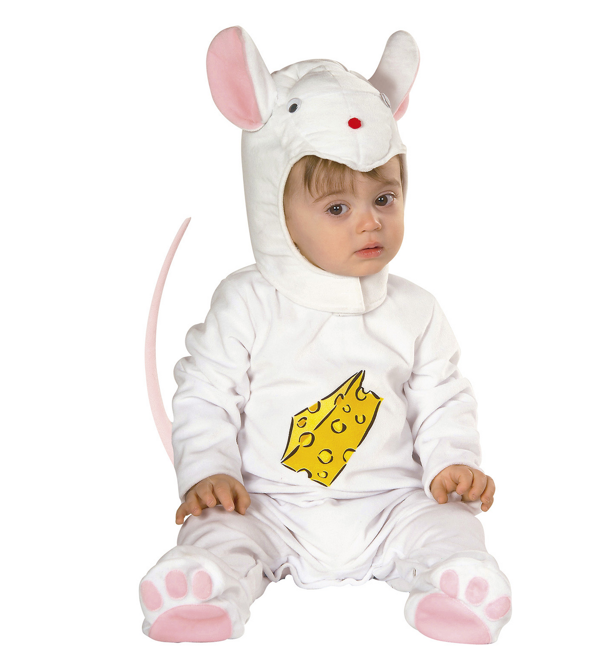 Costume Vestito Abito Travestimento Carnevale Bambino Topino 12/18 Mesi Cm. 92