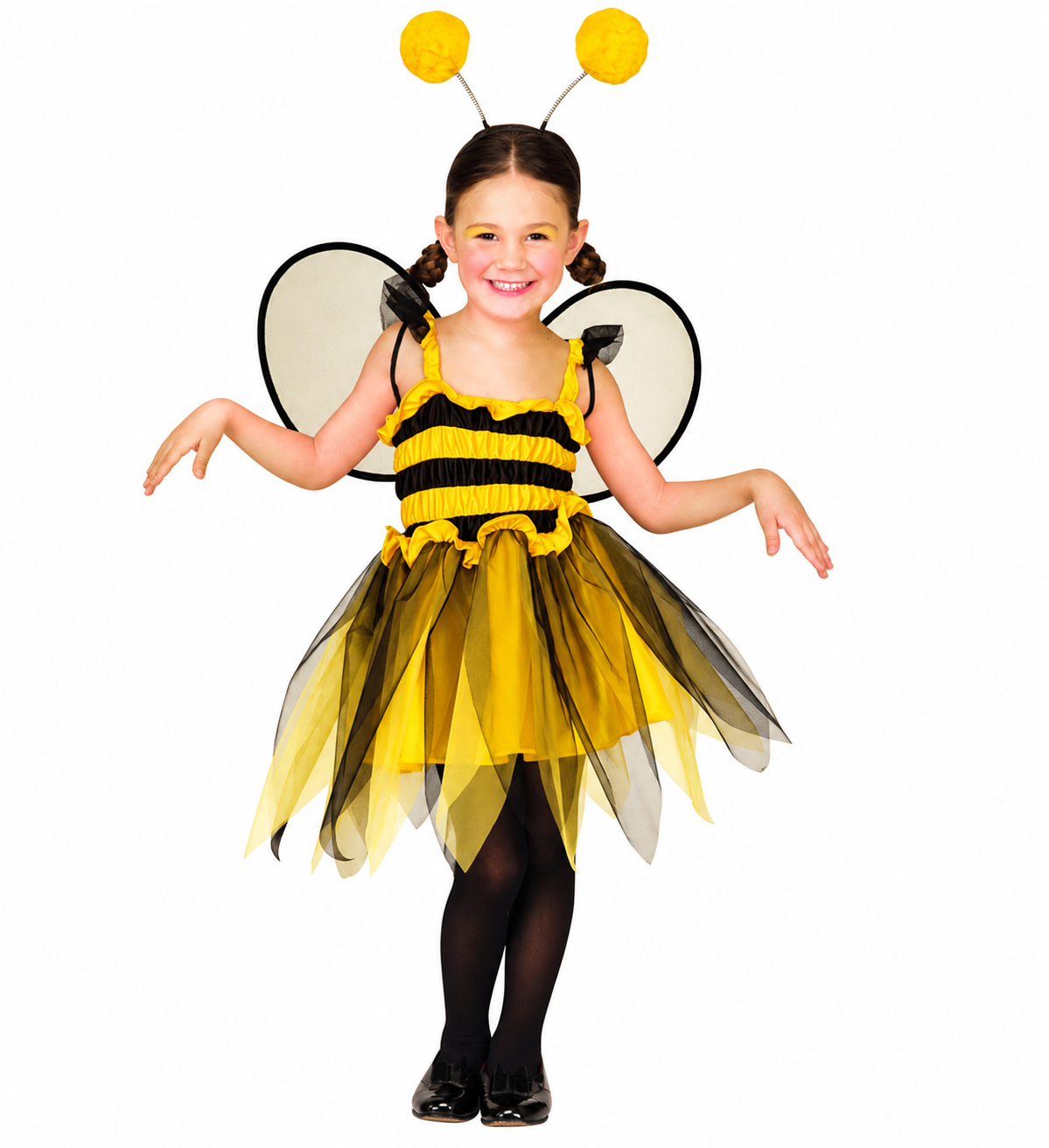 Costume Vestito Abito Travestimento Carnevale Bambina Ape -