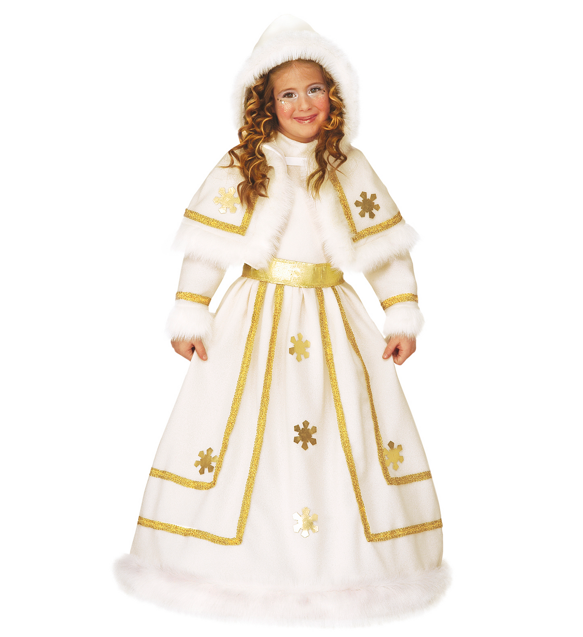 Costume Vestito Abito Travestimento Carnevale Bambina Principessa Delle Nevi