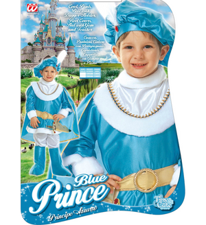 Costume Vestito Abito Travestimento Carnevale Bambino Principe Azzurro