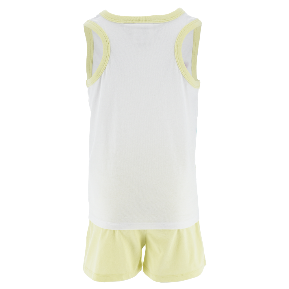 Completo Short + Canotta Paw Patrol Bambino 100% Cotone - Ex1072giallo