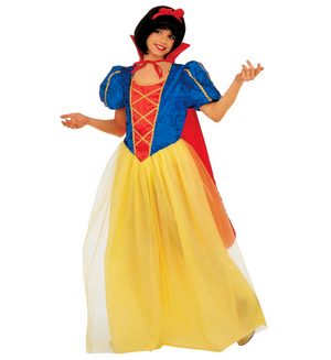 Costume Vestito Abito Travestimento Carnevale Ragazza Principessa Delle Favole