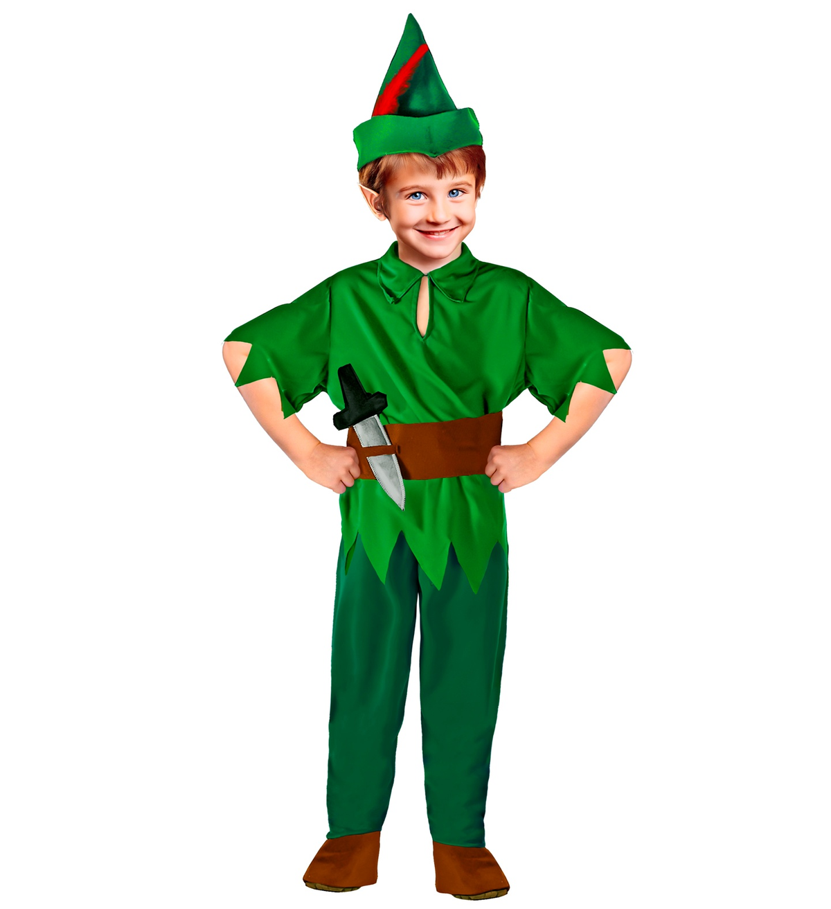Costume Vestito Abito Travestimento Carnevale Bambino Peter