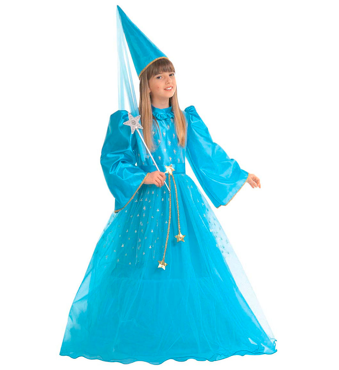 Costume Fatina Magica Travestimento Carnevale Cosplay Fata Madrina Feste a Tema -3896