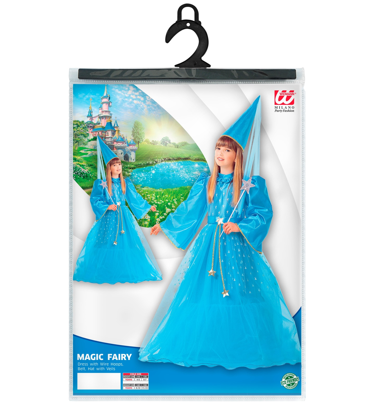 Costume Fatina Magica Travestimento Carnevale Cosplay Fata Madrina Feste a Tema -3896