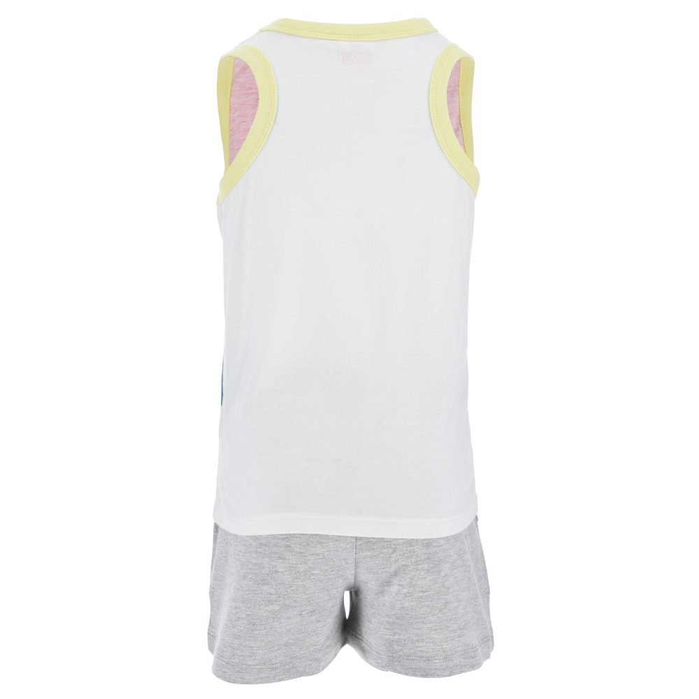 Completo Short + Canotta Spiderman MARVEL Bambino 100% Cotone - Ex1073grigio