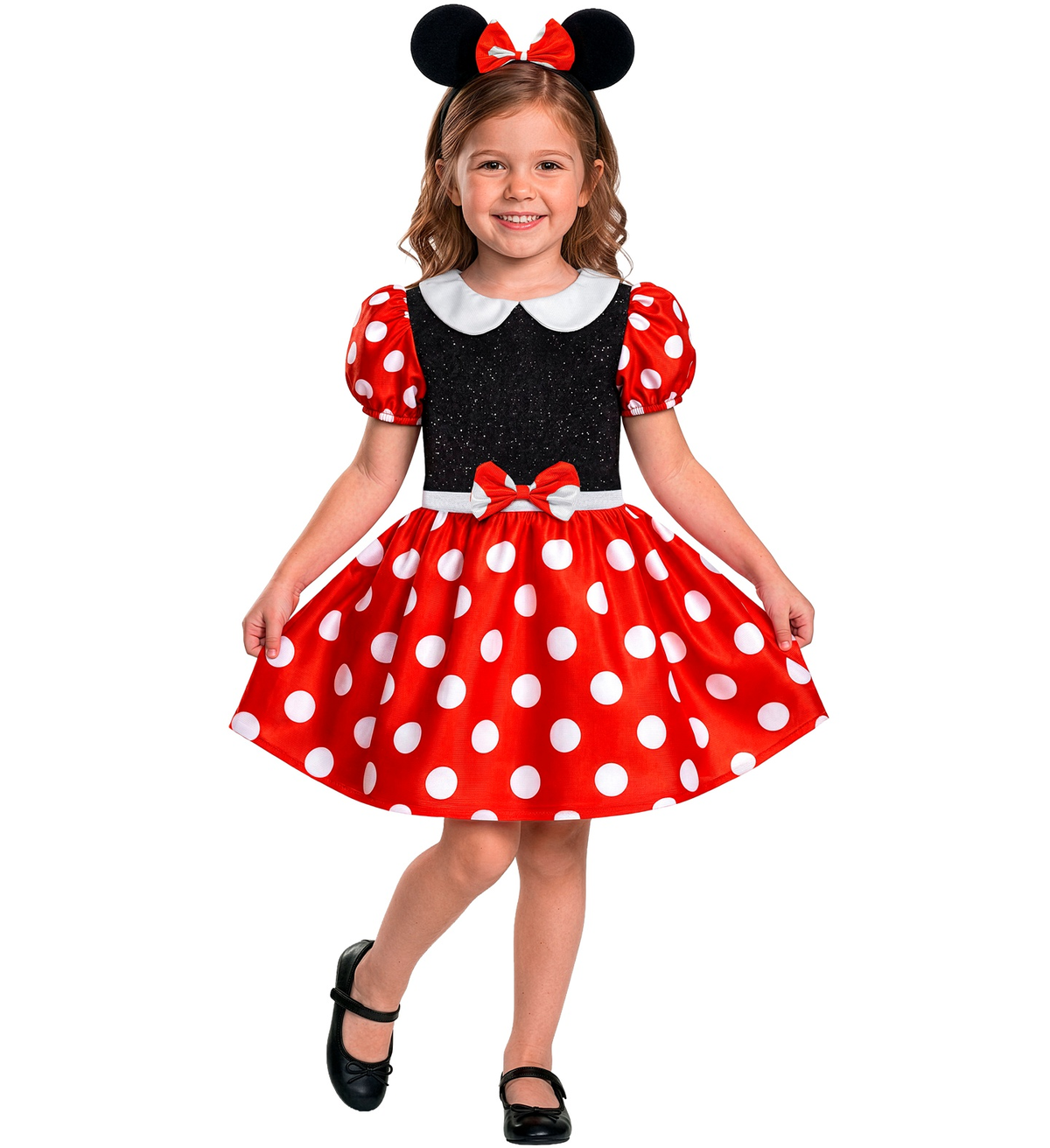 Costume Vestito Abito Travestimento Carnevale Bambina Topina