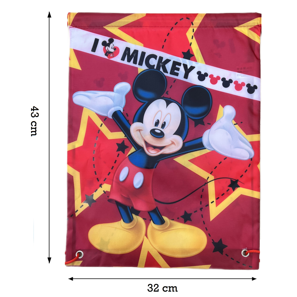 Sacca Topolino Mickey Mouse DISNEY Borsa Bambino Cm. 43x32,5 - 57802