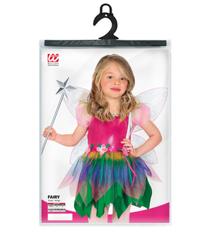 Costume Vestito Abito Travestimento Carnevale Bambina Fatina Dell'arcobaleno