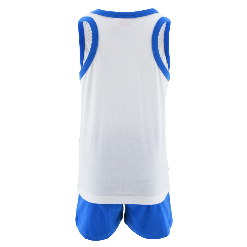 Completo Short + Canotta Avengers MARVEL Bambino 100% Cotone - Ex1069blu