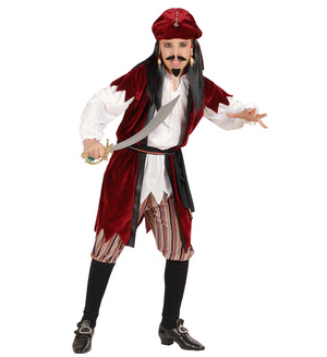 Costume Vestito Abito Travestimento Carnevale Bambino Pirata Dei Caraibi