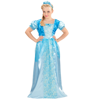 Costume Vestito Abito Travestimento Carnevale Bambina Principessa Delle Nevi