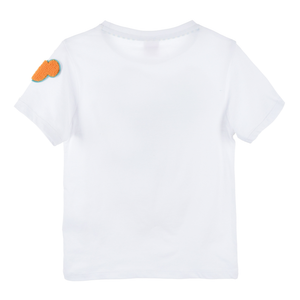 T-Shirt M.c. Topolino DISNEY Maglietta Bambino 100% Cotone - Ex1171bianco