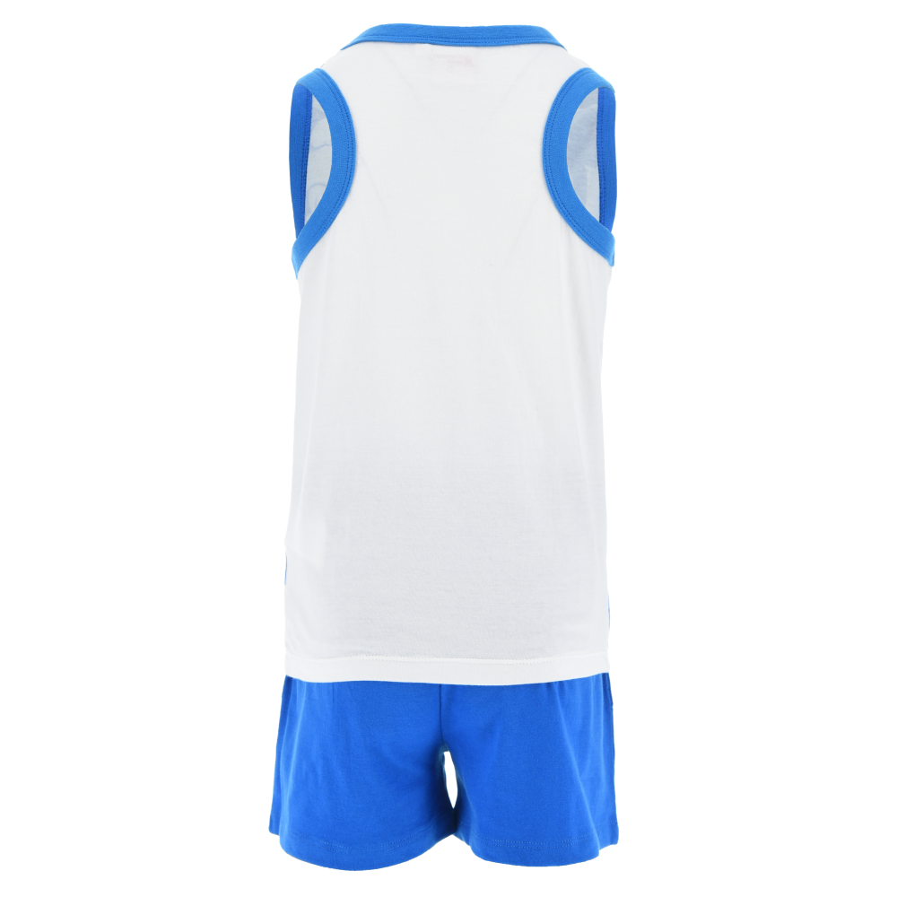 Completo Short + Canotta Topolino DISNEY Bambino 100% Cotone - Ex1071blu