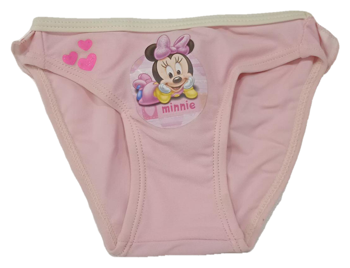 Costume Mare Slip Minnie Mouse DISNEY Mutandina Neonata 6 Mesi