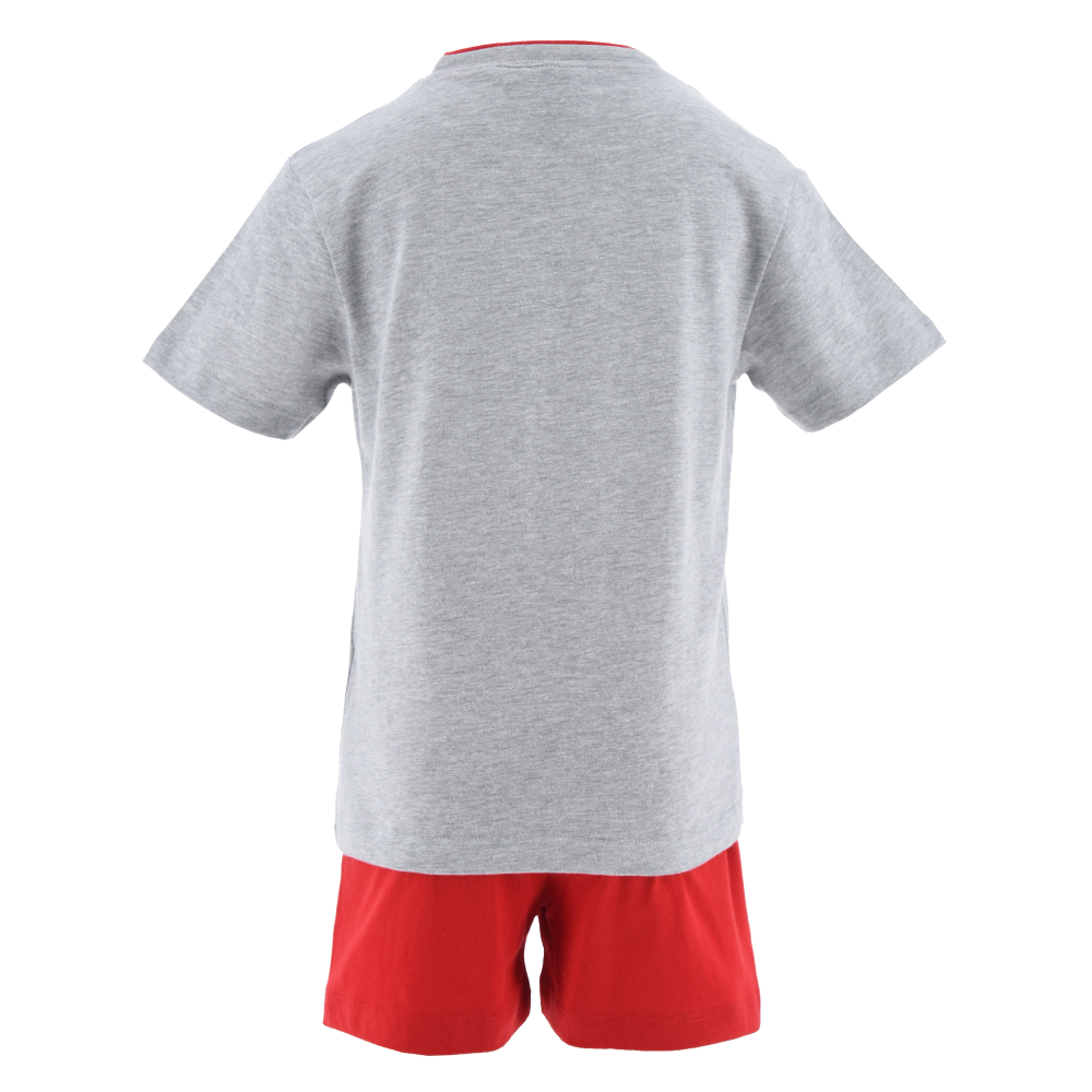 Completo Short + T-Shirt Sonic Bambino 100% Cotone - Ex1045grigio