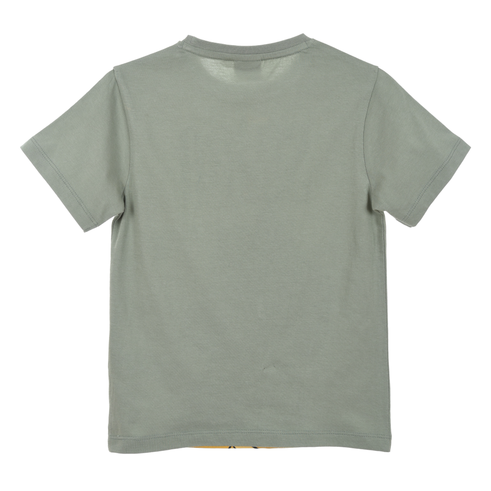 T-Shirt M.c. Simba DISNEY Maglietta Bambino 100% Cotone - Ex1180verde